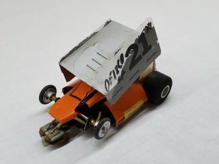 Vintage 1/32nd Scale Parma Womp Sprint Car Slot Car W/ Wing Complete With Motor