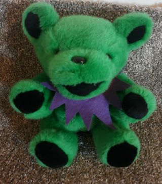 Grateful Dead Steven Smith Jointed Deadhead Bear Plush Plush Green Purple 12 " @@