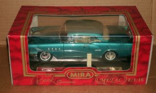 1/18 Scale 1955 Buick Century V8 Hard Top Diecast Model Car - Mira 6132 Green