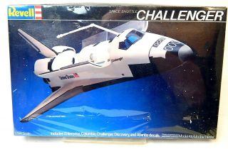 Revell 1/144th Scale Space Shuttle Challenger Plastic Model Kit 1982