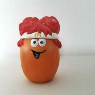 1988 Mcdonalds Happy Meal Chicken Mcnugget Nugget Volley Character 2 Loose Parts