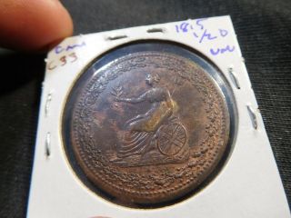 C33 Canada 1815 1/2 Penny Token Unc