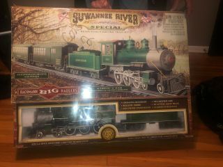 Bachmann Big Hauler " Suwannee River Special " G Scale Train Set 4 - 6 - 0 Steam Loc.