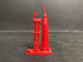 Cereal Toy R&l Space Age 1970 Rocket & Tower - Red