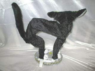 Fraidy Black Alley Cat by Gemmy Halloween Animated One Eye Does Not Light 2