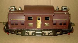 Lionel Standard Gauge Trains.  " Lionel Maroon Electric Locomotive 380 "