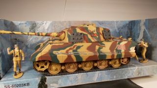 1/32 German King Tiger Tank (metal) (motorized)