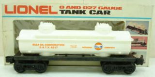 Lionel 6 - 6317 Gulf 2 - Dome Tank Car Ln/box
