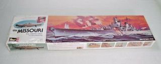 Revell Uss Missouri Battleship 20 " Long Plastic Model Kit H - 301 Factory