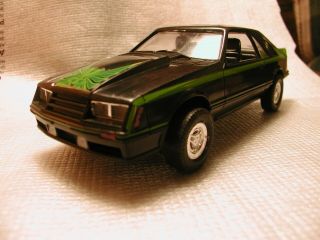 Vintage 1981 Ford Mustang Cobra In Black With Green Graphics