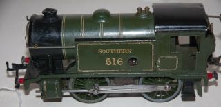 Hornby O Gauge No 1 Special Tank Loco In Southern Railways Green Livery Pre War