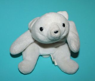 Ty Beanie Baby Chilly the Polar Bear Retired Classic Babies Plush 3