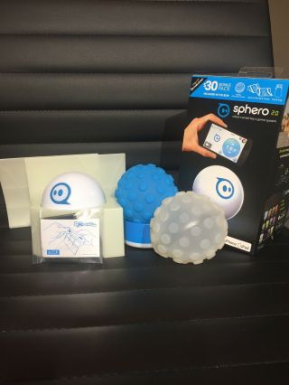 Sphero 2.  0 App - Enabled Robotic Ball - Brookstone - Box,  Ramps,  Stand