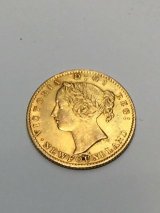 1870 Newfoundland $2 Gold Coin - Only 10000 Minted - -