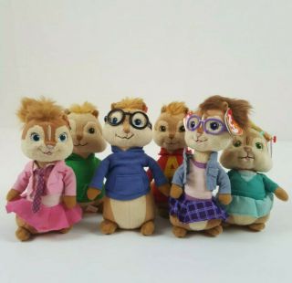 Ty Beanie Babies Alvin Chipmunks And The Chipettes