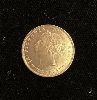 1882h Newfoundland $2 Gold Coin -