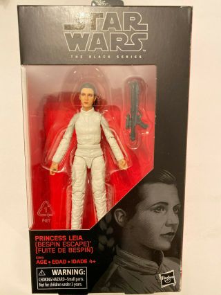 Star Wars Black Series Princess Leia Bespin Escape Target Exclusive 6 " Figure