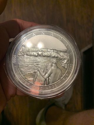 2017 Canada Great Niagara Falls 10 Oz Fine Silver Coin Royal Canadian $50
