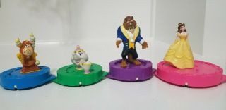 Burger King Beauty & The Beast On Parade Europe 1993 - Complete Set Of 4 Floats