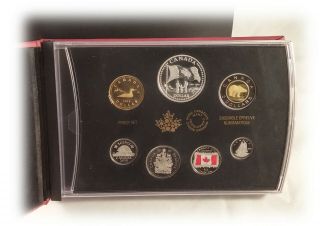 2015 Canada Silver Dollar Proof Set 50th Ann.  Of The Canadian Flag Sp Edition