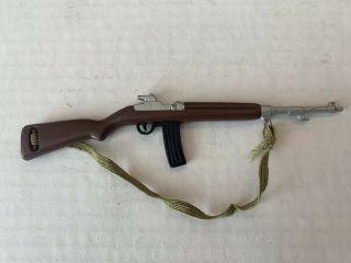 Vintage 1964 Hasbro Gi Joe Marine M - 1 Carbine Rifle (blue) With Strap