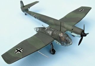 Blohm And Voss Bv - 141b - 0,  Luftwaffe,  1941,  Scale 1/72,  Hand - Made Plastic Model