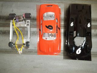 1/24 Scale Champion Turbo Slot Car Chassis With 2 Plus