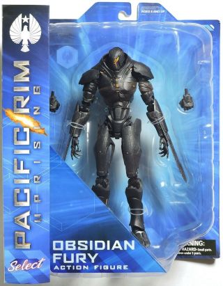 S311.  Pacific Rim Uprising Obsidian Fury Action Figure By Diamond Select (2018)