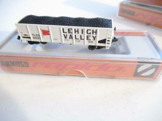 Arnold Rapido N Scale - Vintage 0402 Lehigh Valley Hopper - Boxed - Exc - V4