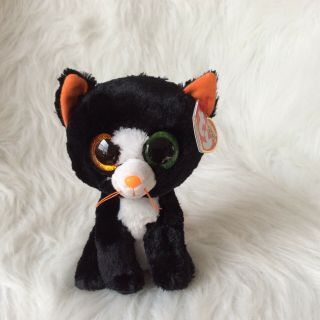 Ty Beanie Boos Halloween Frights The Cat 6 " - W/ Tag