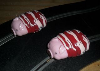 Scalextric Racing Pigs In Blankets / Car Conversions Unique Fun & Fast