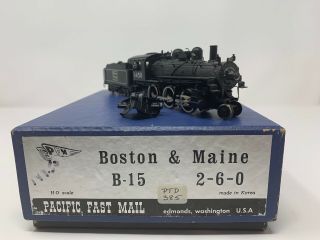 Pacific Fast Mail Pfm Boston & Maine B&m B - 15 2 - 6 - 0 Cp Ho Brass