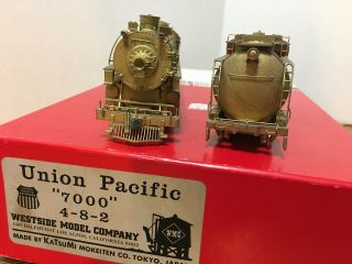 Ho Scale Brass Westside Model Co Wmc Up Union Pacific " 7000 " 4 - 8 - 2
