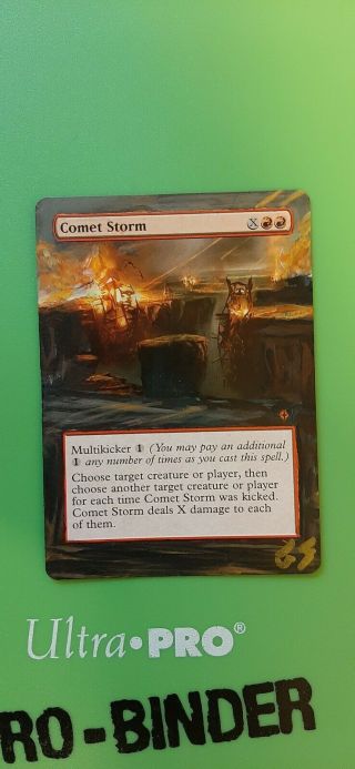 Magic The Gathering Mtg Altered Art Comet Storm Hand Painted