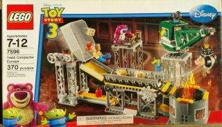 Toy Story Lego Trash Compactor Escape 7596 100 Complete Lotso