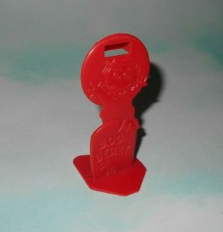 1970s General Mills Monster Cereal Plastic Boo Berry Toothbrush Holder