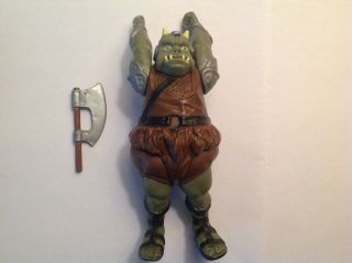 Star Wars Vintage Figure Gamorrean Guard Macau Coo With Authentic Accessory