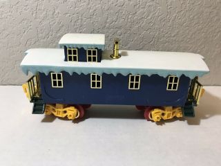 Toy State North Pole Christmas Express Train Car Caboose Blue 893 True 0