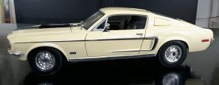 Maisto 1:18 Scale 1968 Ford Mustang Gt 2,  2 Fastback Diecast Loose