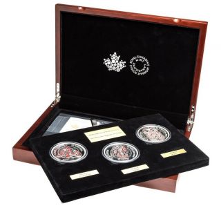 2016 Canada $50.  9999 Silver - Mythical Realms Of Haida 3 Coin Set