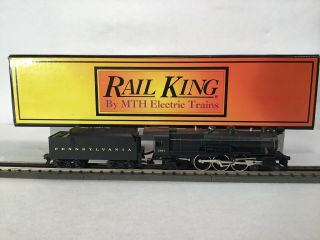 Mth Railking 30 - 1115 - 0 Pennsylvania K - 4s 4 - 6 - 2 Steam Engine O Gauge Whistle
