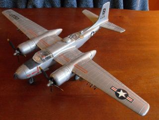 Built Plastic Model: Vintage Monogram Douglas B - 26 Bomber,  1/67,  1955