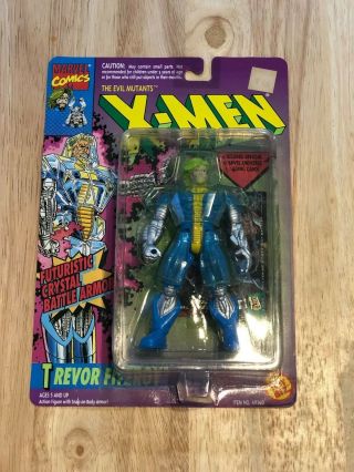 Toy Biz Marvel Comics X - Men Trevor Fitzroy W/crystal Battle Armor Moc
