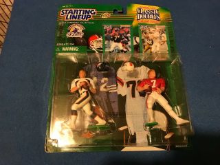 1998 Starting Lineup Classic Doubles John Elway Broncos Stanford Action Figures