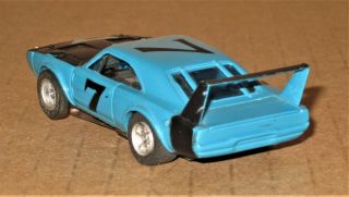 Aurora Afx Blue 1969 Dodge Daytona Vintage Ho Slot Car T’jet Tyco