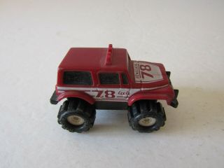 1986 Schaper Stomper Mini Red Jeep Renegade 78 4x4 Truck