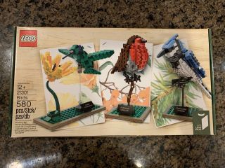Lego Ideas Birds 21301 Blue Jay,  Hummingbird And Robin Retired