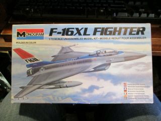 Monogram 1/72 Scale F - 16xl Experimental Fighter Prototype Kit 5206