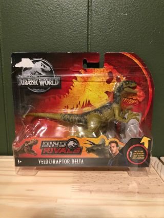 Jurassic World Velociraptor Delta Dino Rivals Attack Raptor