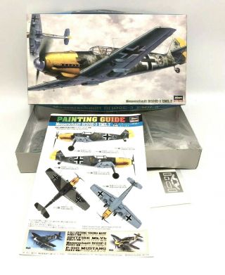 Hasegawa 1:48 Messerschmitt Bf 109 E - 3 Emil 3 Luftwaffe Fighter Kit Jt8 09108